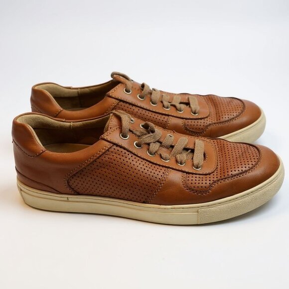 Johnston & Murphy Anders U-Throat Tan Perf SIZE 10M ** - Picture 3 of 8